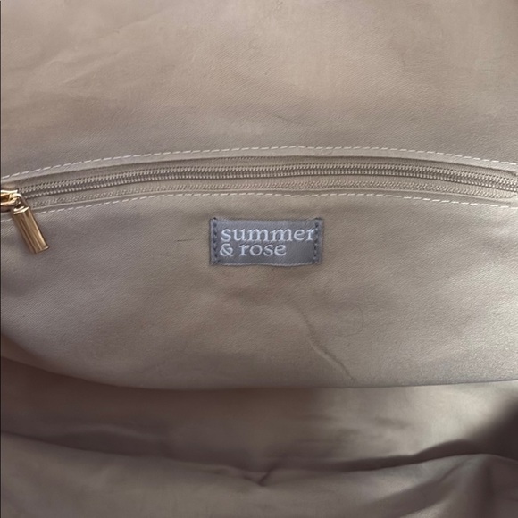 Summer & Rose Cream Quilted Tote Bag - Picture 3 of 5